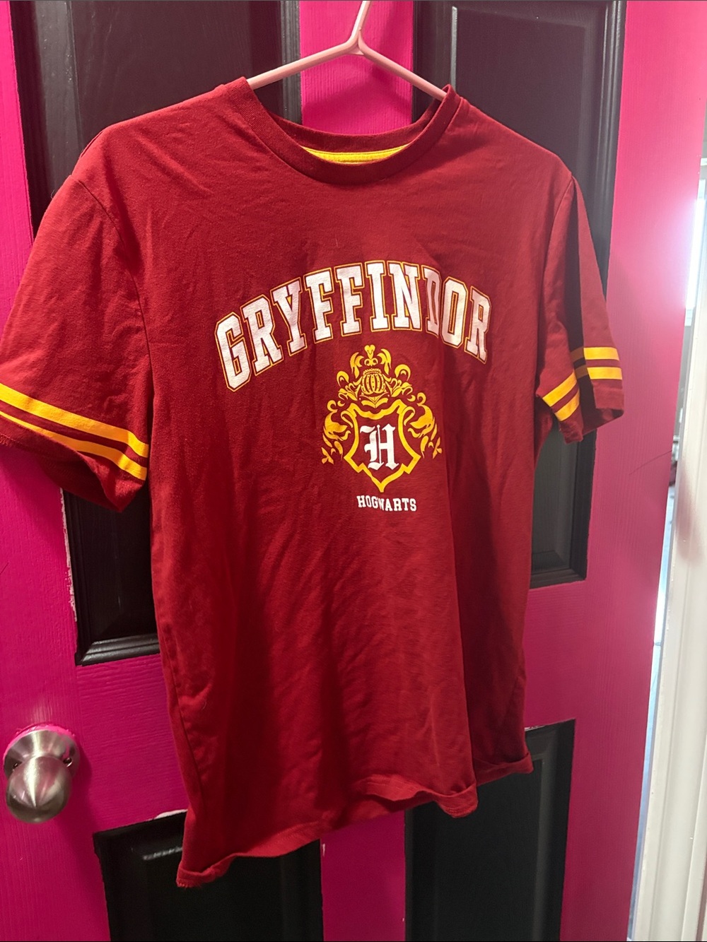 Gryffindor Hogwarts Crest Tee - Maroon & Gold